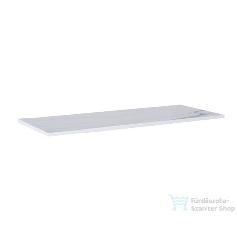 AREZZO design CALACATTA márvány 120x46 cm mosdópult Matt Fehér színben, 20 mm AR-167403