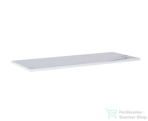 AREZZO design CALACATTA márvány 120x46 cm mosdópult Matt Fehér színben, 20 mm AR-167403