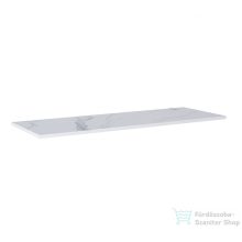   AREZZO design 140x46 cm márvány mosdópult Matt Fehér színben AR-167404