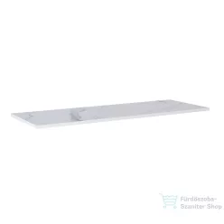   AREZZO design 140x46 cm márvány mosdópult Matt Fehér színben AR-167404
