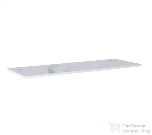 AREZZO design 140x46 cm márvány mosdópult Matt Fehér színben AR-167404