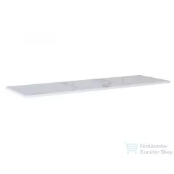   AREZZO design 160x46 cm márvány mosdópult Matt Fehér színben AR-167405
