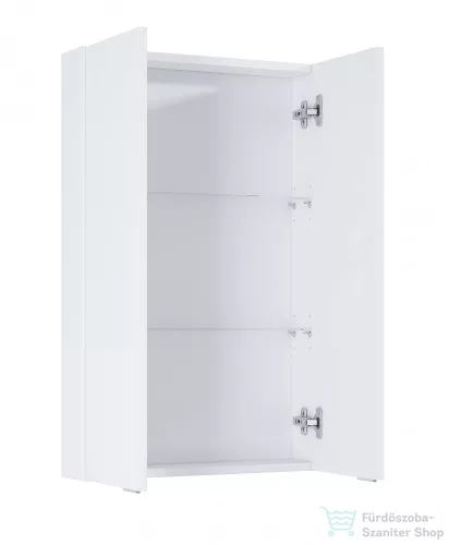 AREZZO design 50 cm-es Felső szekrény (12,6 cm mély) 2 ajtós Mf. Fehér minden típushoz