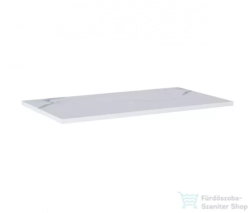 AREZZO design 90x49,4 cm márvány  mosdópult Matt Fehér színben AR-167474
