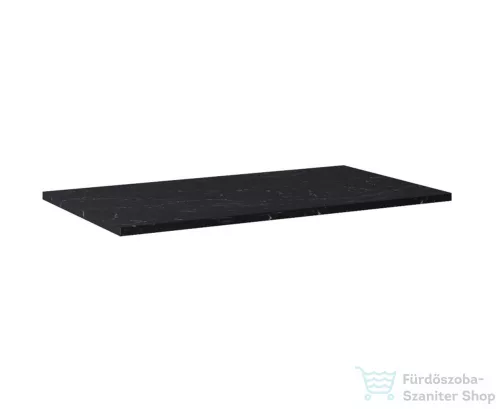 AREZZO design 90x49,4 cm márvány mosdópult Matt Fekete színben AR-167476