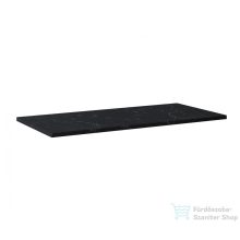   AREZZO design MARQUINA márvány 100x46 cm mosdópult Matt Fekete színben,20 mm AR-167482