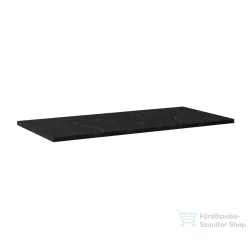  AREZZO design MARQUINA márvány 100x46 cm mosdópult Matt Fekete színben,20 mm AR-167482