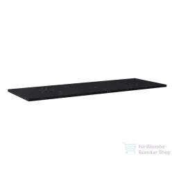   AREZZO design 140x46 cm márvány mosdópult Matt Fekete színben AR-167484