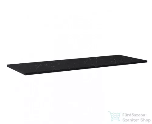 AREZZO design 140x46 cm márvány mosdópult Matt Fekete színben AR-167484