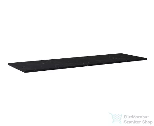 AREZZO design 160x46 cm márvány mosdópult Matt Fekete színben AR-167485