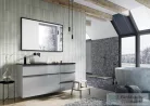AREZZO design 160x46 cm márvány mosdópult Matt Fekete színben AR-167485