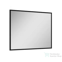 AREZZO design keretes tükör 100x80 cm, fekete AR-167583