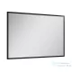 AREZZO design keretes tükör 120x80 cm, fekete AR-167584