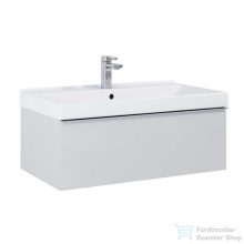   AREZZO design Monterey 80cm-es alsószekrény 1 fiókkal Matt Szürke színben, szifonkivágással