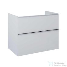   AREZZO design Monterey 80cm-es alsószekrény 2 fiókkal, szifonkivágás nélkül Matt Szürke színben