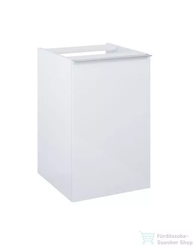AREZZO design Monterey 40cm-es oldalszekrény szennyeskosárral Matt Fehér színben