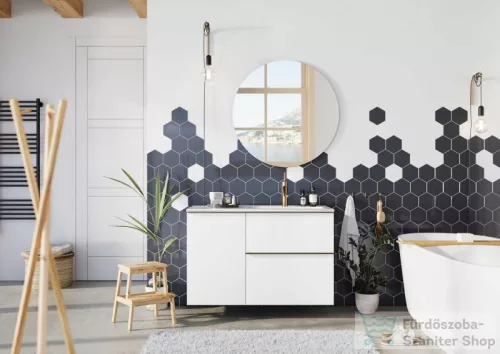 AREZZO design Monterey 40cm-es oldalszekrény 1 ajtóval Matt Fehér színben