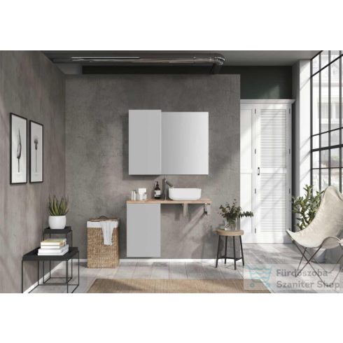 AREZZO design Monterey 40cm-es oldalszekrény 1 ajtóval Matt Szürke színben