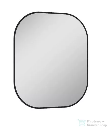 AREZZO design SHARON LED tükör 60x70 cm, fekete AR-167660