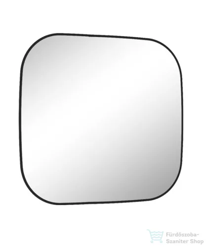 AREZZO design SHARON 80/70 LED tükör, fekete AR-167661