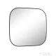 AREZZO design SHARON 80/70 LED tükör, fekete AR-167661