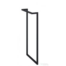   AREZZO design Monterey oldalsó fekete fémkeret törölközőtartóval AR-167668