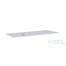   AREZZO design 140 (70+70)x49,4 cm márvány mosdópult Matt Fehér színben AR-167806