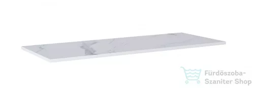 AREZZO design 140 (70+70)x49,4 cm márvány mosdópult Matt Fehér színben AR-167806