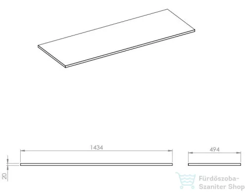 AREZZO design 140 (70+70)x49,4 cm márvány mosdópult Matt Fehér színben AR-167806