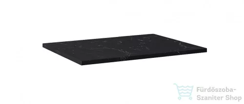 AREZZO design 70x49,4 cm márvány mosdópult Matt Fekete színben AR-167807