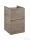 AREZZO design Monterey 40cm-es oldalszekrény 2 fiókkal, Canela tölgy színben