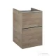 AREZZO design Monterey 40cm-es oldalszekrény 2 fiókkal, Canela tölgy színben