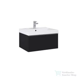   AREZZO design MONTEREY 60 cm-es alsószekrény 1 fiókkal matt fekete színben, szifonkivágással AR-168103