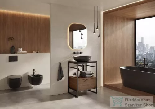 AREZZO design SHARON LED tükör 60x70 cm, arany AR-168119