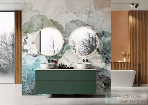 AREZZO design SHARON kerek LED tükör 80 cm, arany AR-168128