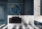 AREZZO design SHARON kerek LED tükör 80 cm, arany AR-168128