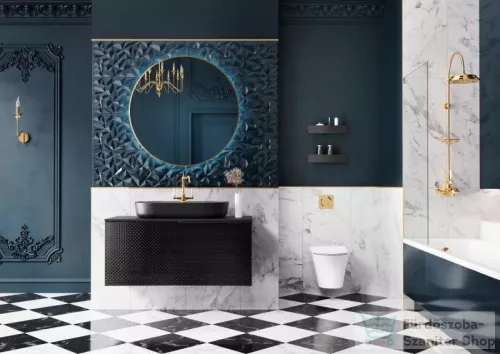 AREZZO design SHARON kerek LED tükör 100 cm, arany AR-168129