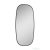AREZZO design SHARON 45/90 LED tükör, fekete AR-168130