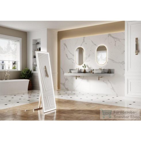 AREZZO design márvány fali panel 100/20/1,5 matt világosszürke AR-168258