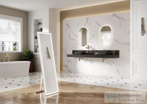 AREZZO design márvány fali panel 120/20/1,5 matt antracit AR-168262