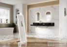 AREZZO design márvány fali panel 120/20/1,5 matt fekete AR-168265