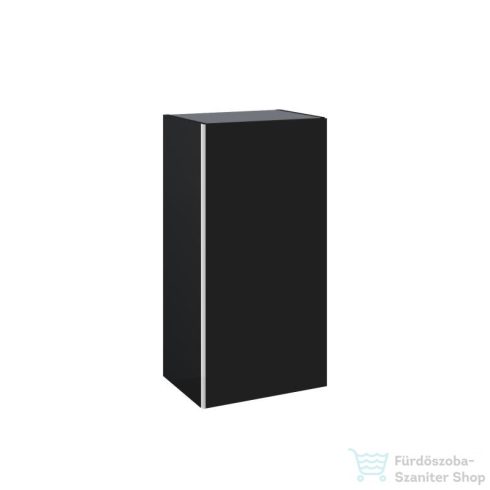 AREZZO design MONTEREY 40 cm-es felsőszekrény (31,6 cm mély) matt fekete színben AR-168290