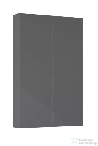 AREZZO design 50 cm-es univerzális felső szekrény (12,6 cm mély) 2 ajtós Mf. antracit színben AR-168307