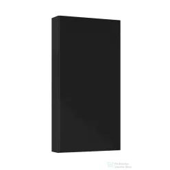   AREZZO design 40 cm-es univerzális felső szekrény (12,6 cm mély) 1 ajtós, magasfényű fekete színben AR-168319