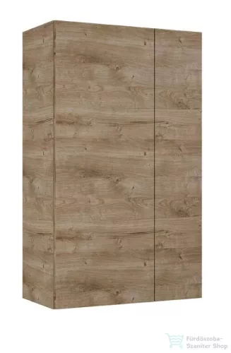 AREZZO design 60 cm-es univerzális felső szekrény (31,6 cm mély) 2 ajtós, Canela tölgy színben AR-168343