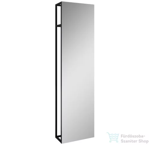 AREZZO design NEBO TÜKÖR CANELA TÖLGY POLCCAL 50/190, MATT FEKETE AR-168366