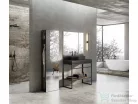 AREZZO design NEBO TÜKÖR CANELA TÖLGY POLCCAL 50/190, MATT FEKETE AR-168366