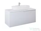 AREZZO design MALIBU ALSÓSZEKRÉNY 120 1 FIÓK + 1 FIÓK , MATT FEHÉR AR-168382