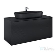   AREZZO design MALIBU ALSÓSZEKRÉNY 120 1 FIÓK + 1 FIÓK , MATT FEKETE AR-168388