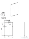 AREZZO design keretes tükör 50x80 cm, króm AR-168419